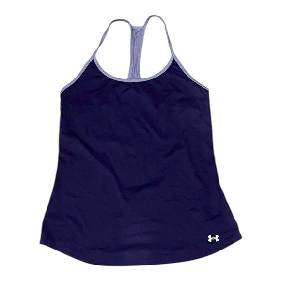Under Armour Tops - Under Armour Purple Racerback Tank Top XS